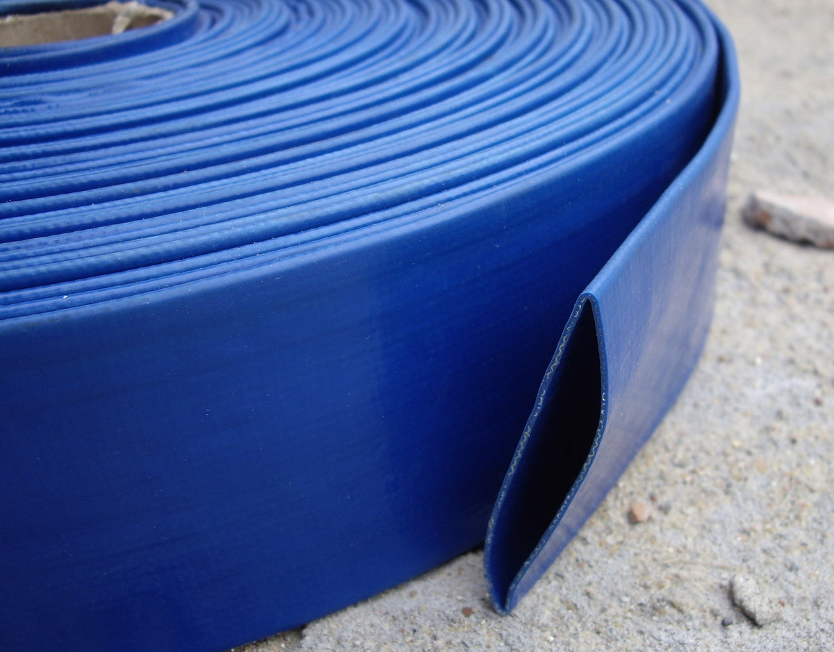 1″ Blue PVC Layflat Water Hose – 50m or 100m