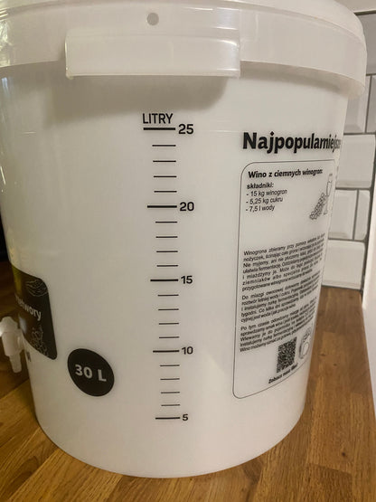 Home Brew Bucket 30L with Tap