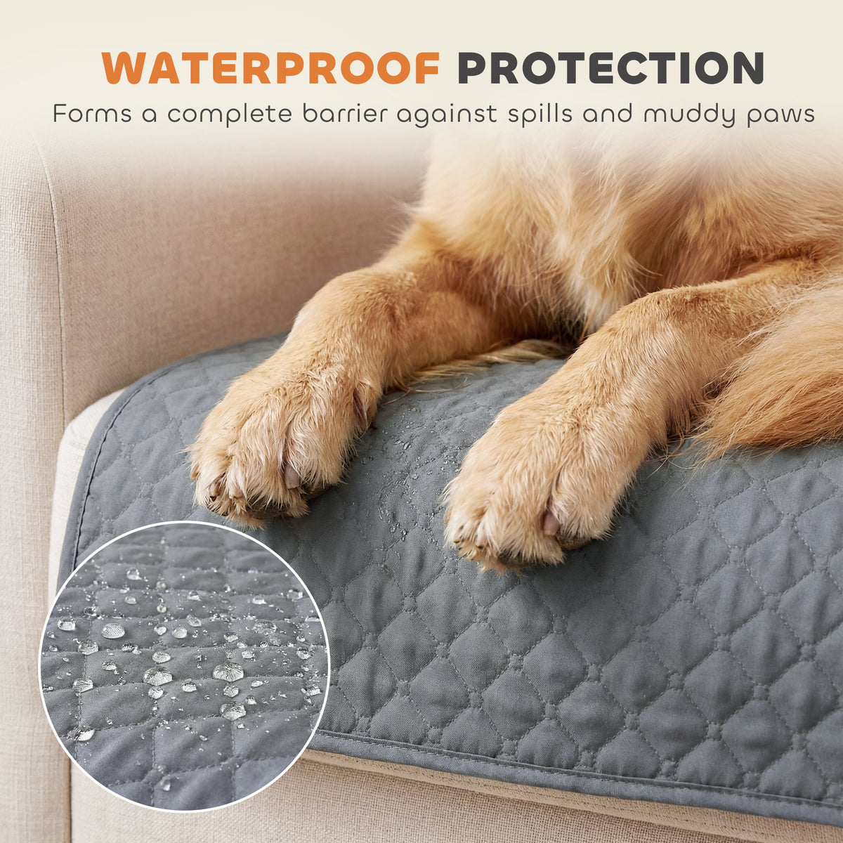 PawHut Waterproof Sofa Cover 2 Seater for Pets