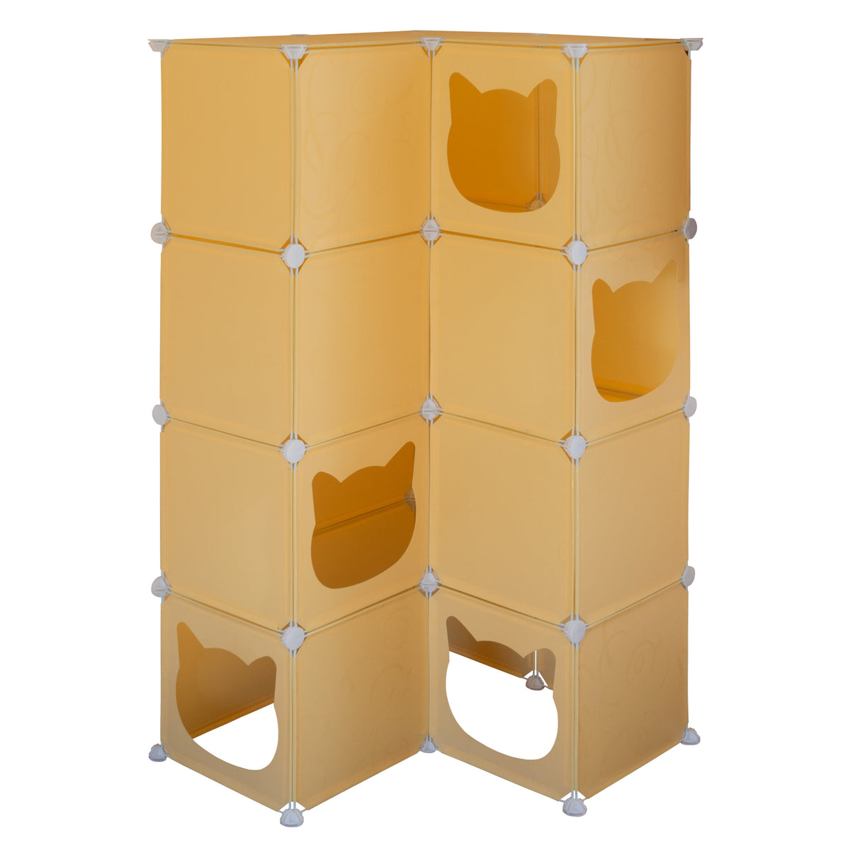 Kitty Cubby Maxi Cat Play Tower with Scratcher & Hammock