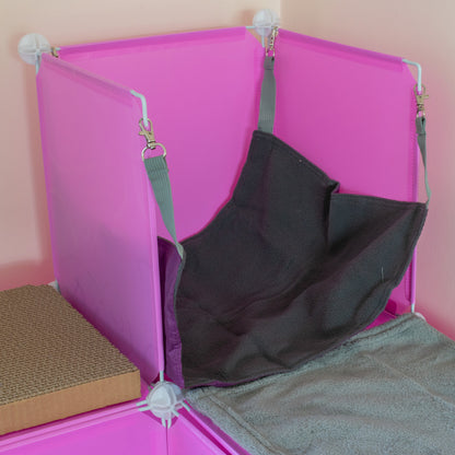 Kitty Cubby Maxi Cat Play Tower with Scratcher & Hammock