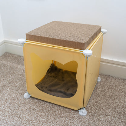 Kitty Cubby Cat Cube (Mini Cream)