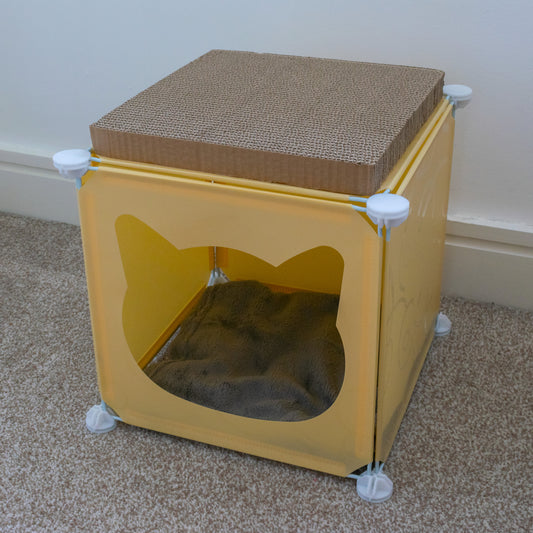 Kitty Cubby Cat Cube (Mini Cream)