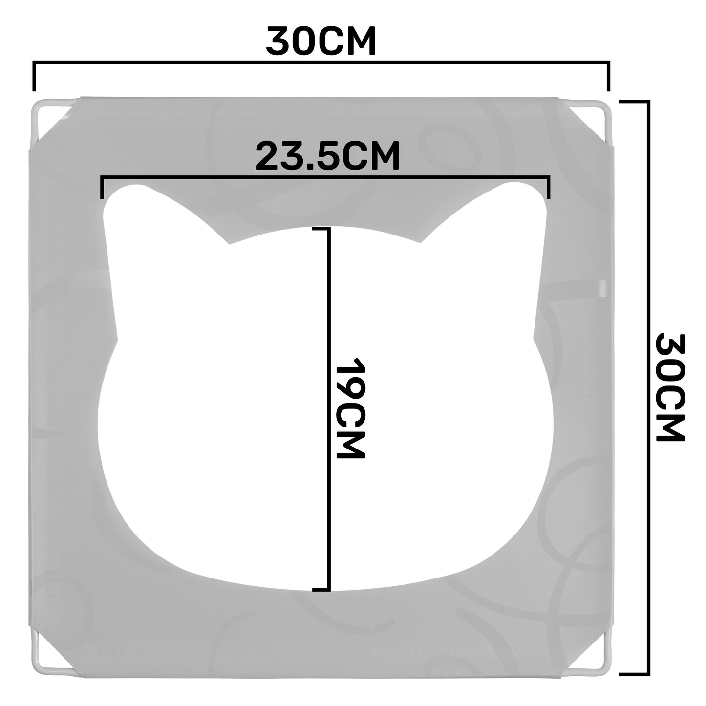 Kitty Cubby Cat Cube (Mini Grey)