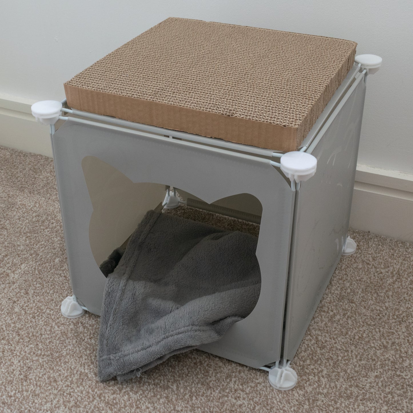 Kitty Cubby Cat Cube (Mini Grey)