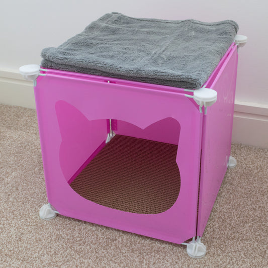 Kitty Cubby Cat Cube (Mini Pink)