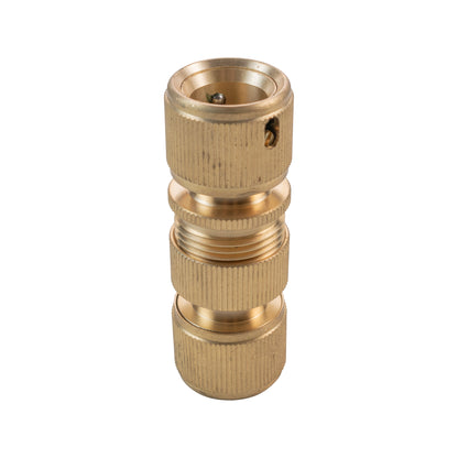 ¾″ BSP Threaded Female Quick-Connector Pair – Brass