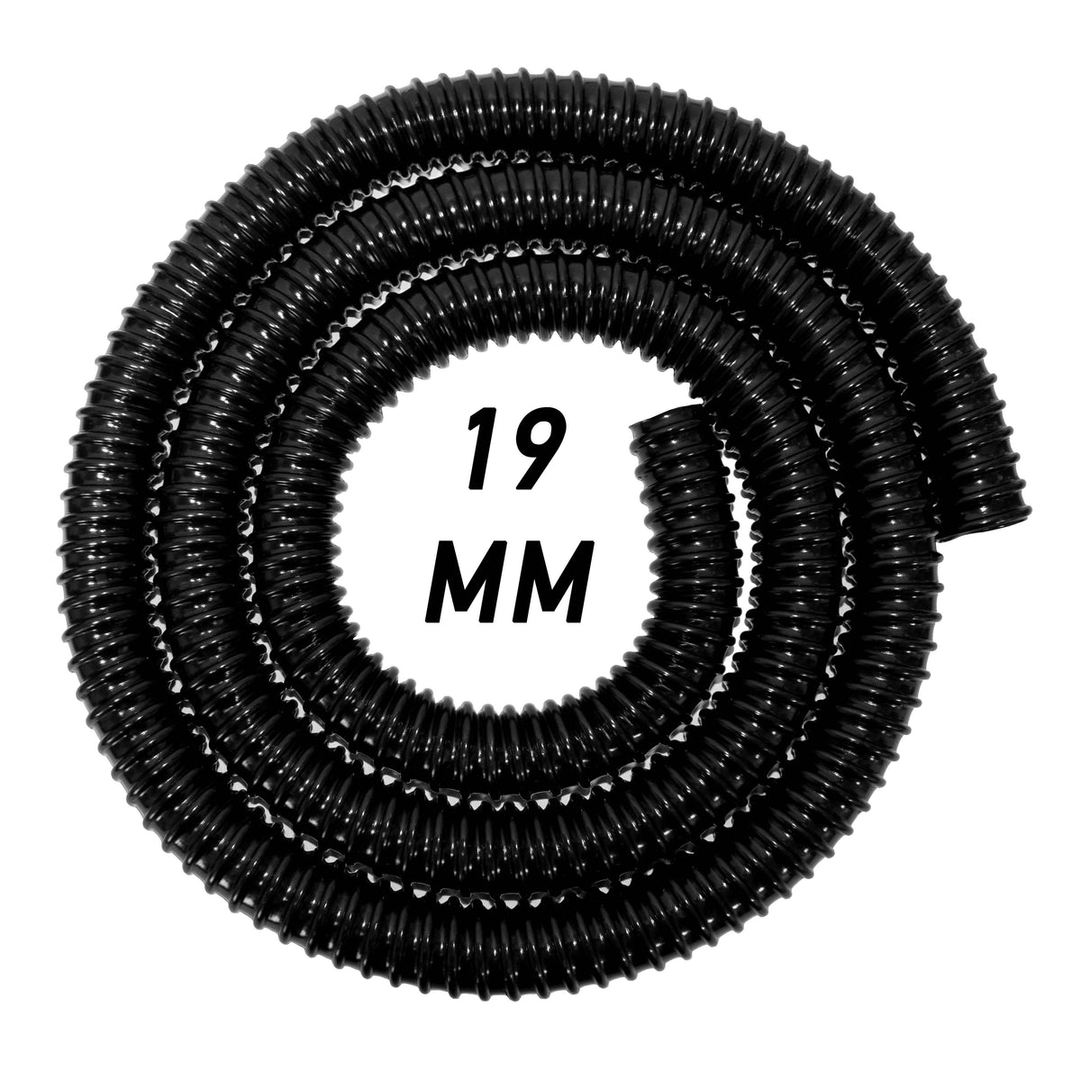 19mm Corrugated Pond Hose with Two Double-Wire Clips