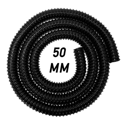 50mm Corrugated Pond Hose with Two Double-Wire Clips