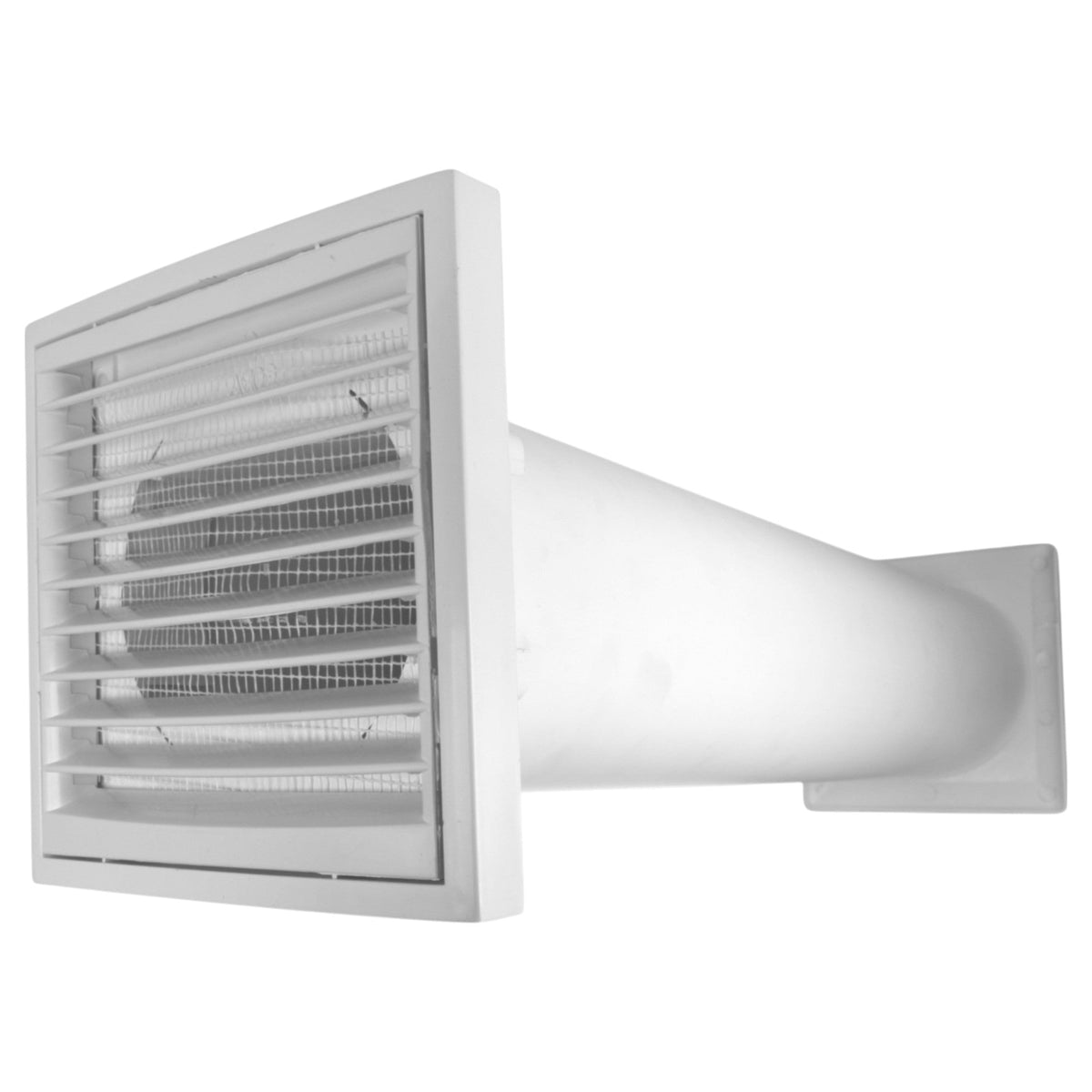 100mm Through-Wall Vent Kit – KR100/125, Brown Outer Hood
