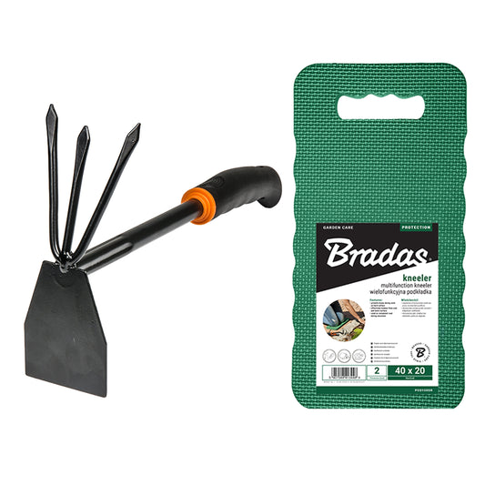 DE LUXE Digger & Hoe with Green Kneeling Mat