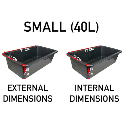 Rectangular Mixing Tub 40L