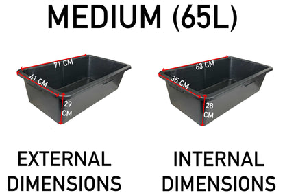 Rectangular Mixing Tub 65L