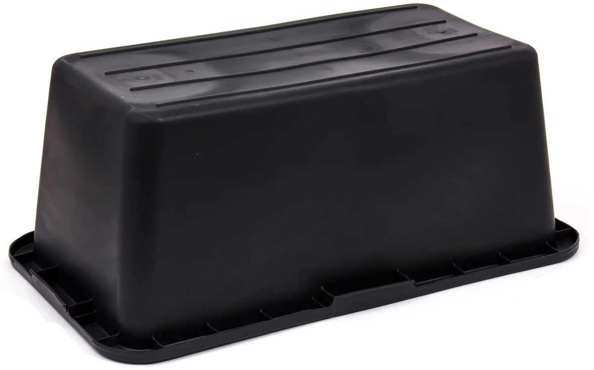 90L Rectangular Mixing Tub – Black Plastic