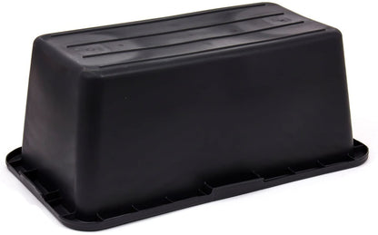 90L Rectangular Mixing Tub – Black Plastic