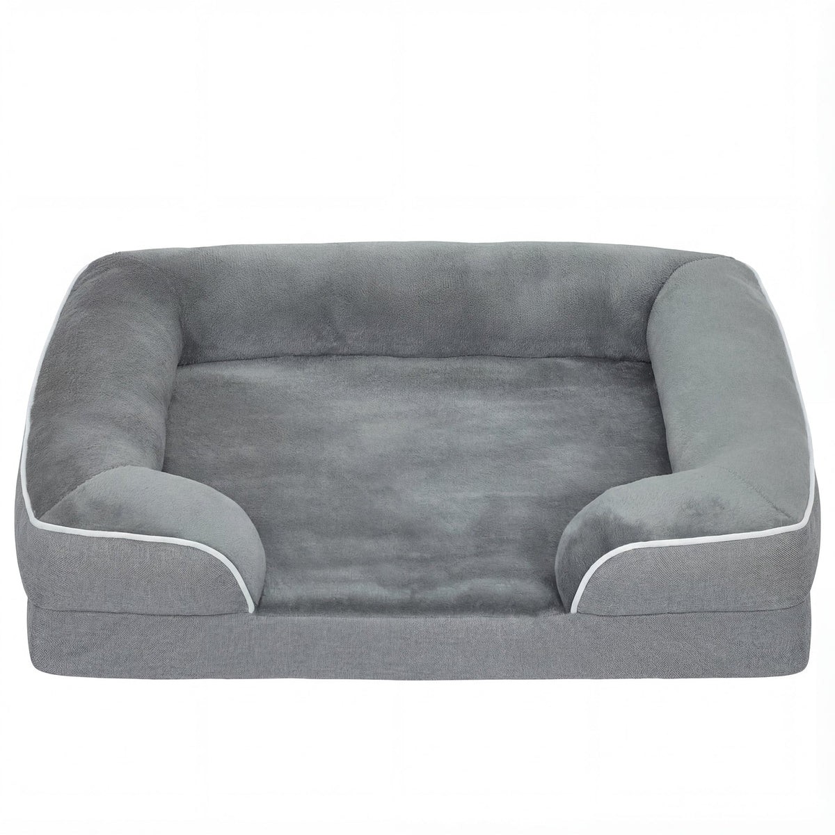PawHut Washable Pet Sofa Bed for Cats and Dogs, Grey