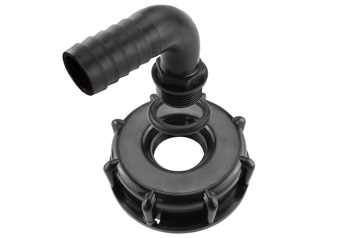 IBC S60X6 Cap – 20mm Barb Elbow