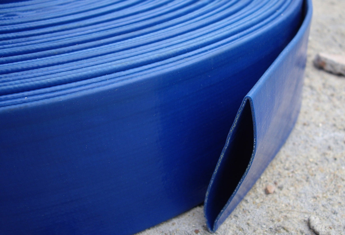 1¼″ Blue PVC Layflat Water Hose – 50m or 100m