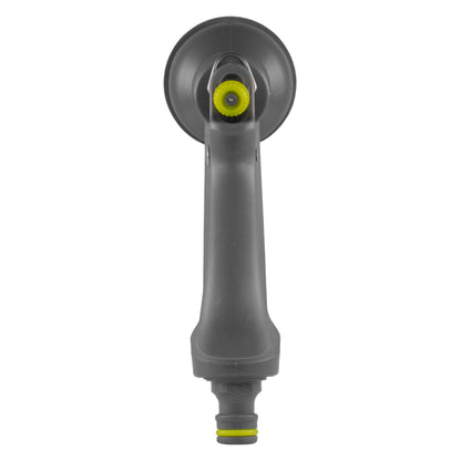 Bradas Lime 7-Pattern Hose Spray Gun with Trigger Lock