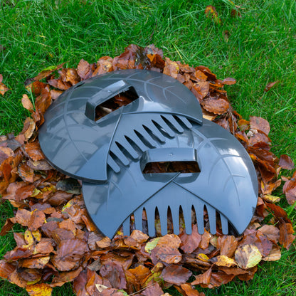 Leaf Grab Garden Cleaning Scoops (Dark Grey)