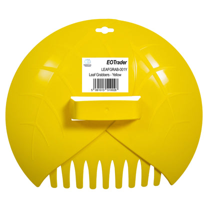 Leaf Grab Garden Cleaning Scoops (Yellow)