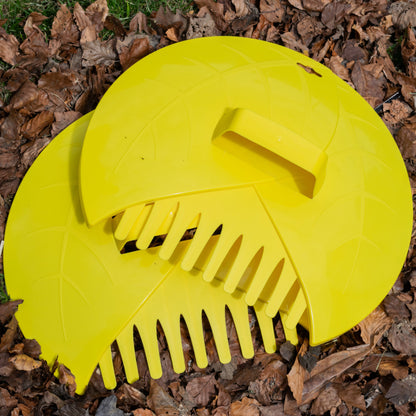 Leaf Grab Garden Cleaning Scoops (Yellow)