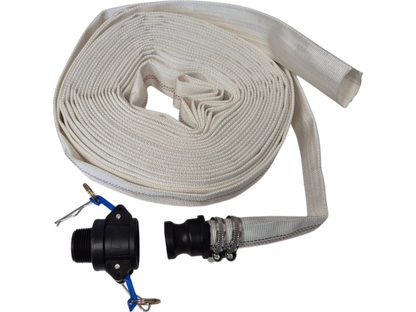 White Lined Layflat Hose Kit – Camlock Type B + E