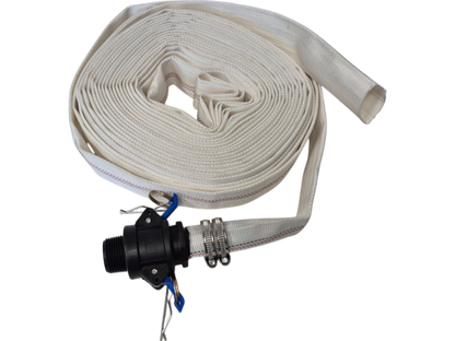 White Lined Layflat Hose Kit – Camlock Type B + E