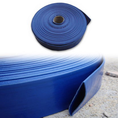 Blue Layflat Hose – 4″ Bore, 100m Coil