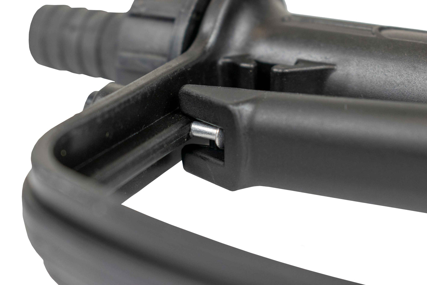 Fuel Nozzle Gun 3/4" Barb Inlet - 25mm Outlet (Black)