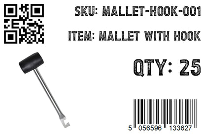 Rubber Mallet with Hook