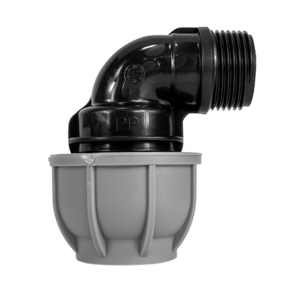 20mm MDPE Wall Kit – Lever Valve & 20mm MDPE Elbow