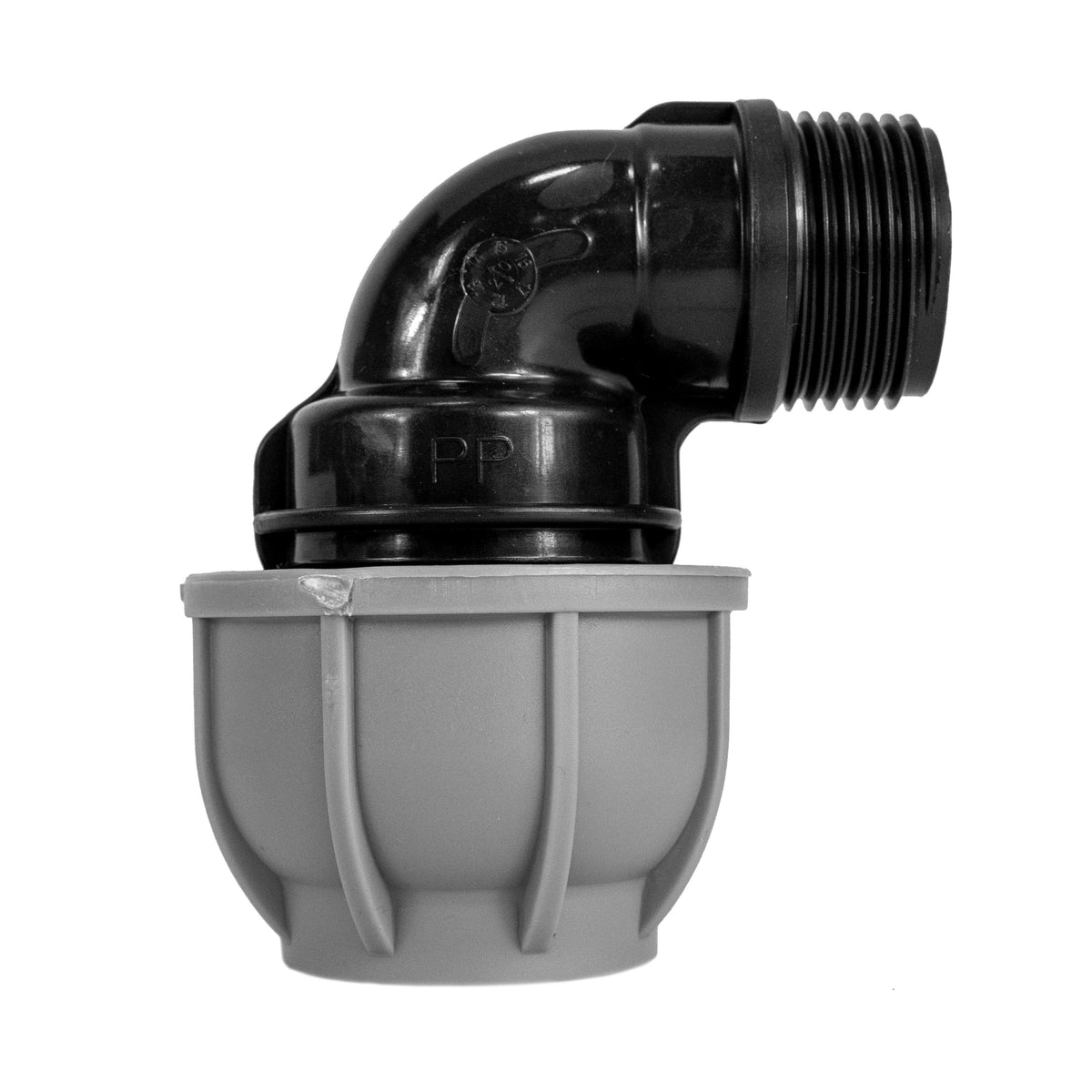 20mm MDPE Wall Kit – Lever Valve & 25mm MDPE Elbow