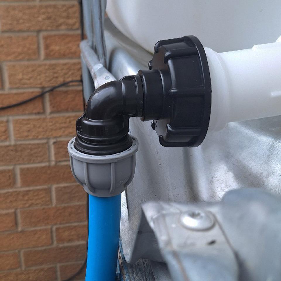 S60X6 IBC Extension Kit with 20mm MDPE Elbow
