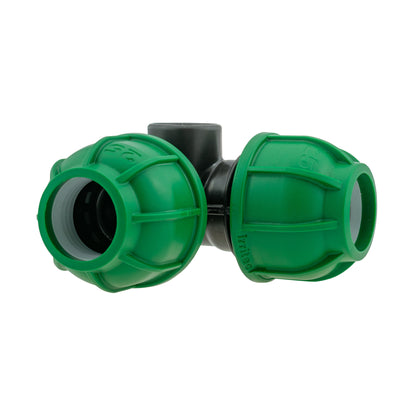 S60X6 IBC Adapter with 25mm MDPE Elbow Tee