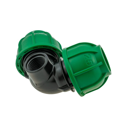 S60X6 IBC Adapter with 25mm MDPE Elbow Tee