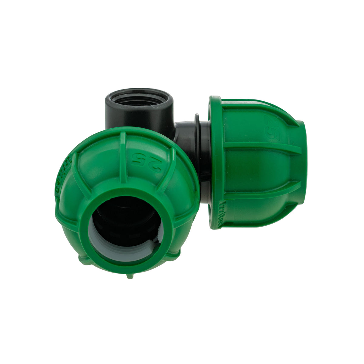 S60X6 IBC Adapter with 25mm MDPE Elbow Tee