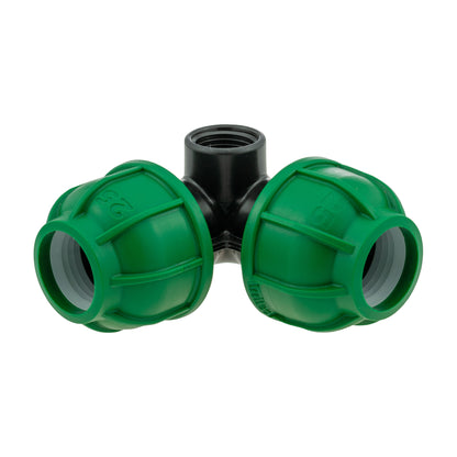 S60X6 IBC Adapter with 25mm MDPE Elbow Tee