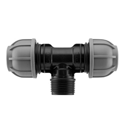 20mm MDPE Wall Kit – Lever Valve & 20mm MDPE Tee