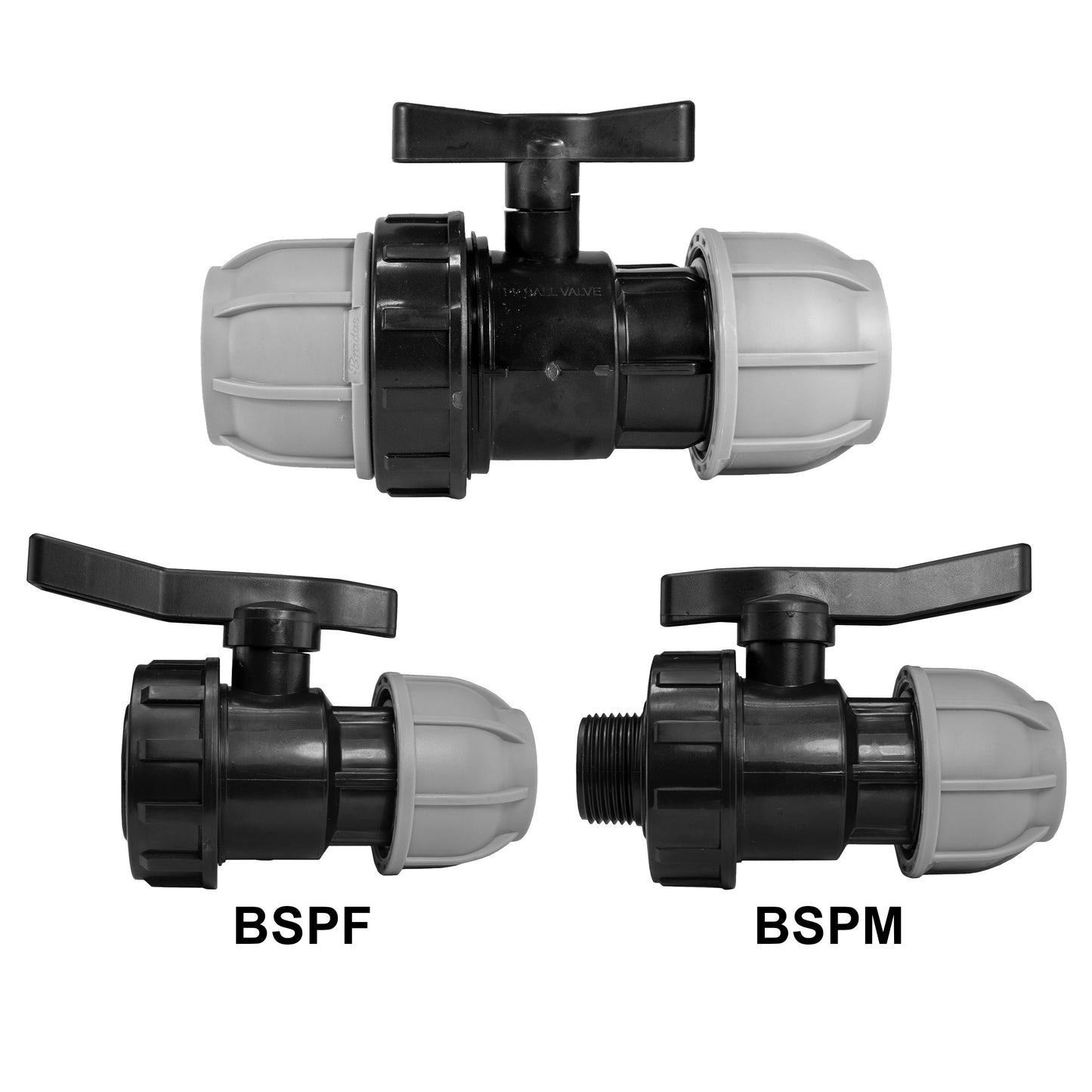 20mm MDPE Pipe Valve Compression Fittings