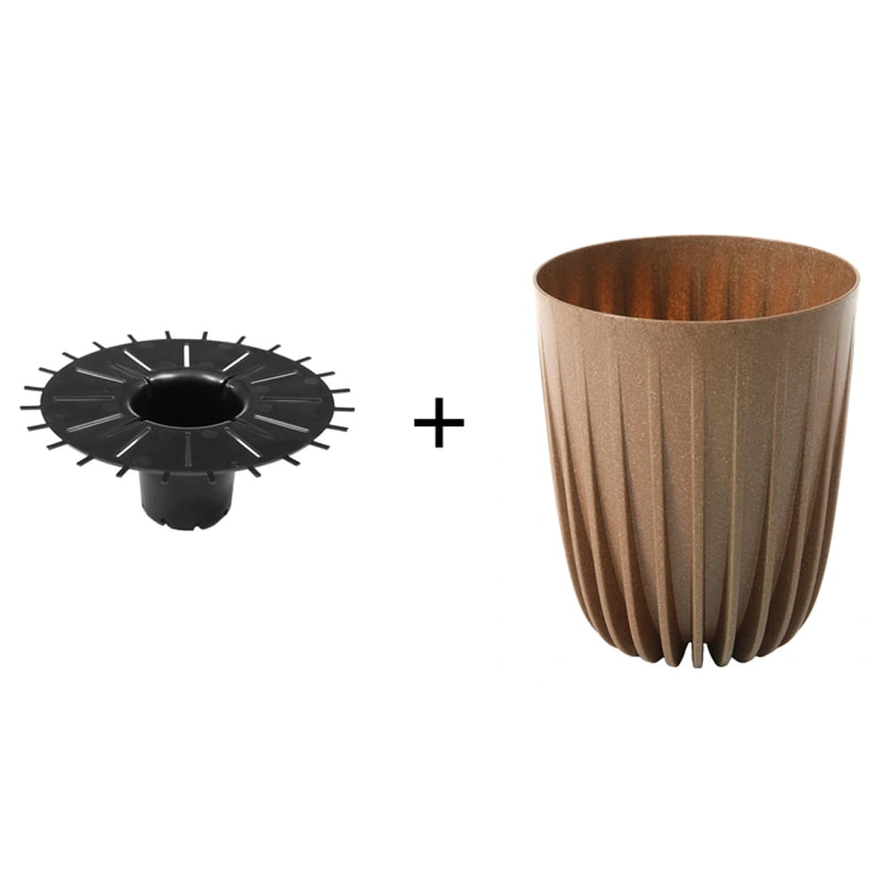 Mira 145 Eco Wood Plastic Cover Pot with Insert