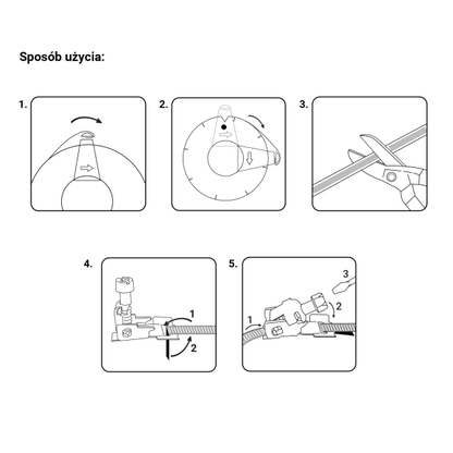 A2 Hose Clip Tape with 50x Clips (Create Any Size)