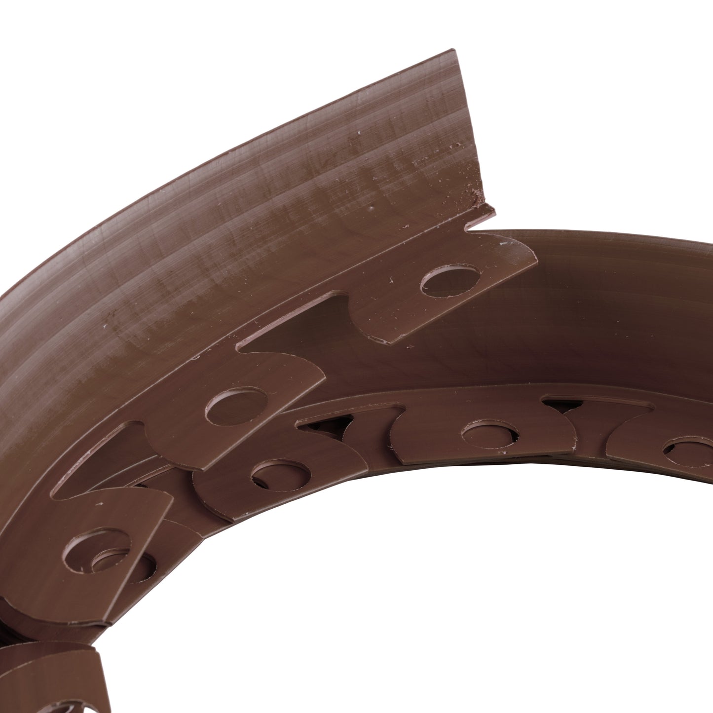 Lawn Border Set, 10 Metres Easy Border 60mm with Pegs (Brown)