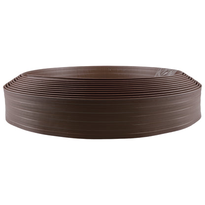 Lawn Border Set, 10 Metres Easy Border 60mm with Pegs (Brown)