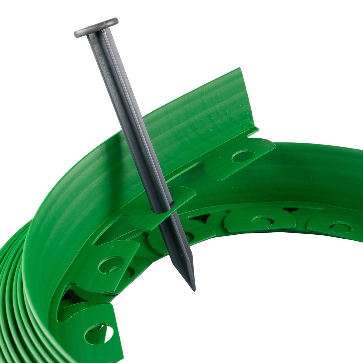 Easy Border Green Lawn Edging Set with Pegs – 10m x 60mm