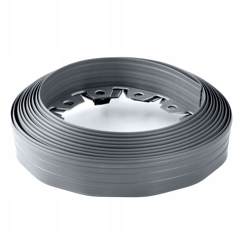 Lawn Border Set, 10 Metres Easy Border 60mm with Pegs (Grey)