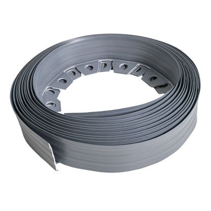 Lawn Border Set, 10 Metres Easy Border 60mm with Pegs (Grey)