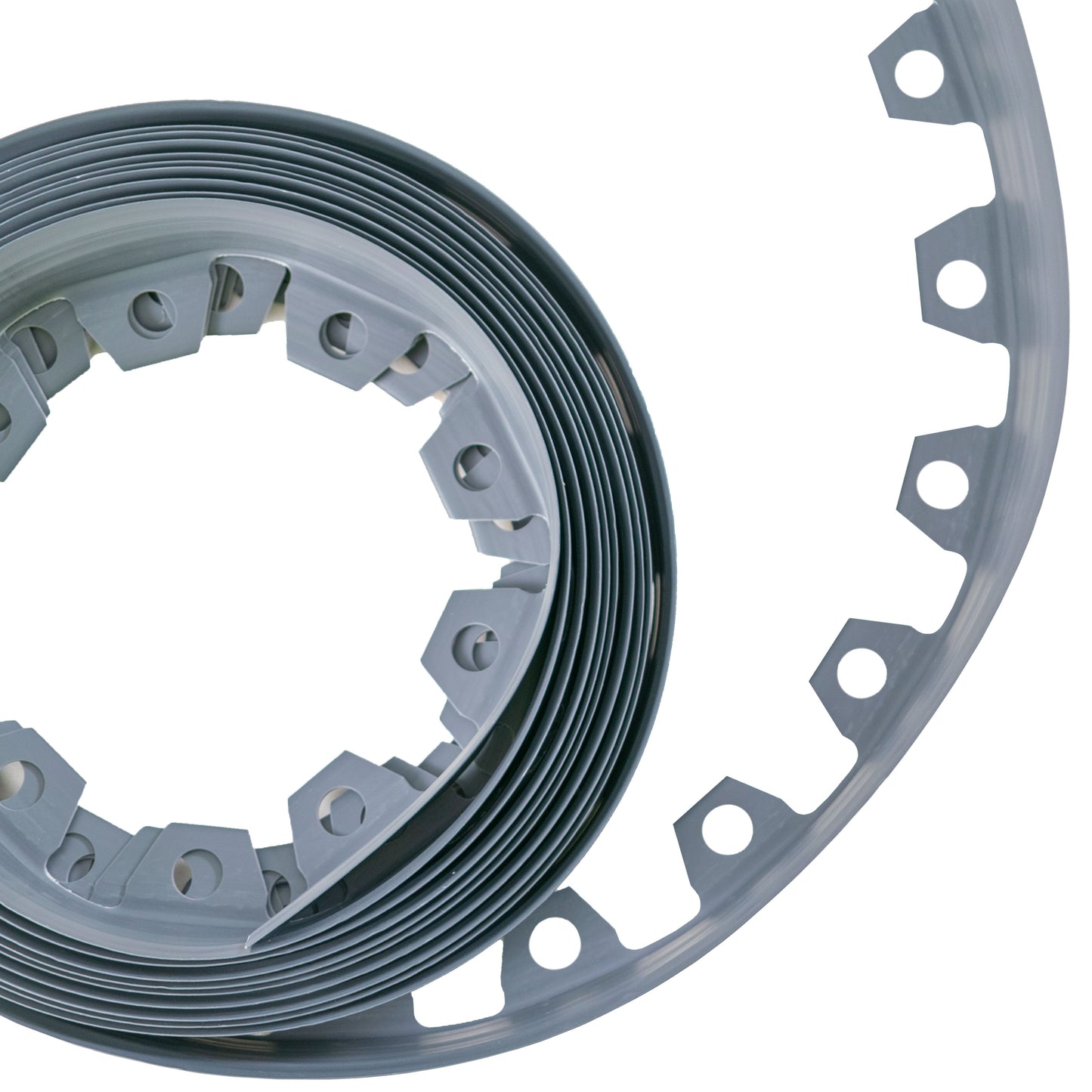 Lawn Border Set, 10 Metres Easy Border 60mm with Pegs (Grey)