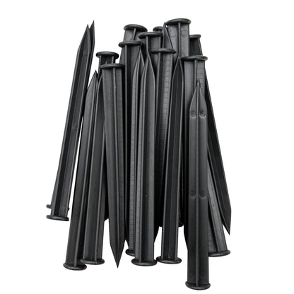 Lawn Border Set, 10 Metres Easy Border 60mm with Pegs (Grey)