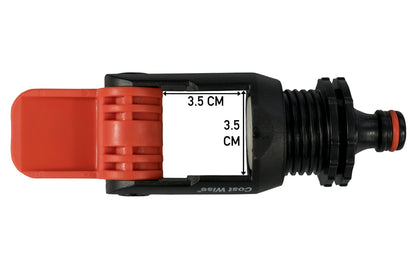 Kitchen Tap to Hose Adapter – Red Lever Clamp